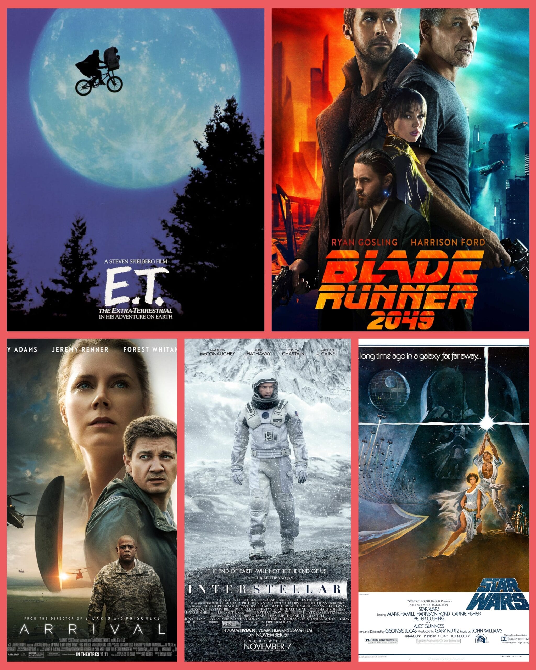 SCI-fi movies, বিশ্বের সেরা ১০০ মুভি: হ্যাপি নিউ ইয়ার স্পেশাল, E.T, blade runner 2049, Star Wars: Episode IV (1977), Arrival, Interstellar, বিশ্বের সেরা ১০০ মুভি: হ্যাপি নিউ ইয়ার স্পেশাল