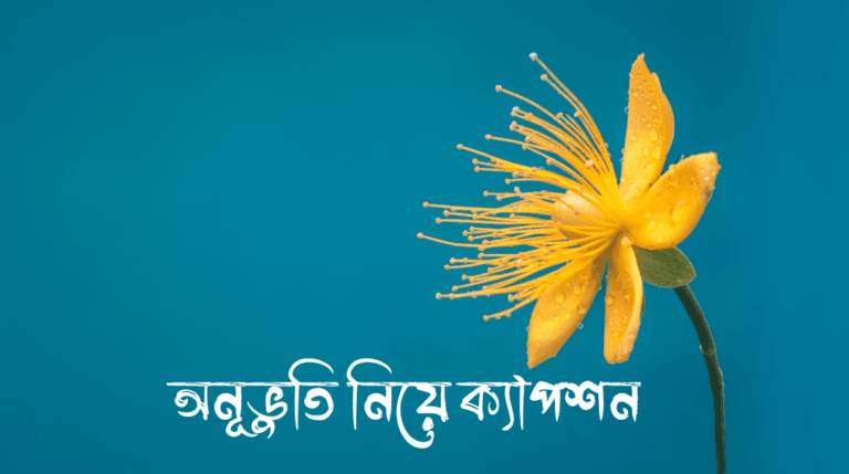 বন্ধুত্বের অনুভূতি নিয়ে ক্যাপশন, অনুভূতি নিয়ে ক্যাপশন, আত্মবিশ্বাস ও অনুপ্রেরণার অনুভূতি নিয়ে ক্যাপশন
