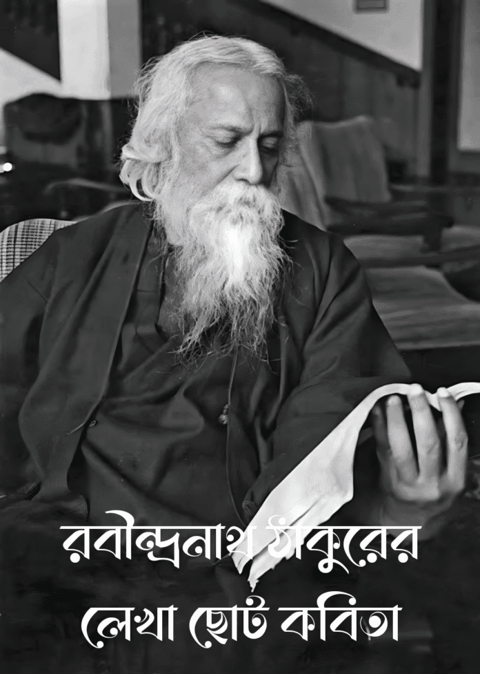 রবীন্দ্রনাথ ঠাকুরের লেখা ছোট কবিতা